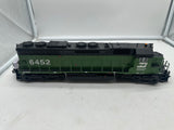 Lionel 2233082 BURLINGTON NORTHERN LEGACY SD45 #6452 O SCALE Like New