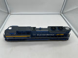 MTH Premier 20-20750-1 Electro Motive Division SD70M-2 Diesel Engine in Hi-Rail Wheels O Scale. Like New