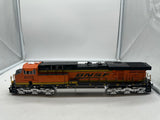 MTH Premier 20-21347-1 BNSF ES44AC Diesel Engine in BNSF # with Proto-Sound 3.0 O Scale Used Excellent