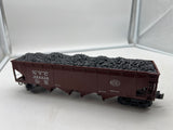 K-Line k623-1781 NEw York Central hopper with coal load O SCALE Like New