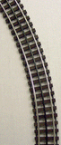 GarGraves WT-72-101 Wood Tie Phantom Tinplate O-72 Curve O Scale