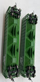 Atlas HO2503 HO Scale 2503 Assorted Lot-- 2 Burlington Northern BN 3 Bay Hoppers w/ Kadee Couplers  Used Excellent No Box