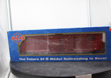 Atlas 7550 ATLAS BURLINGTON DECORATED ACF 60' D.D. AUTO PARTS BOX CAR 2 rail O SCALE WEATHERED (custom decorated) AS IS Used