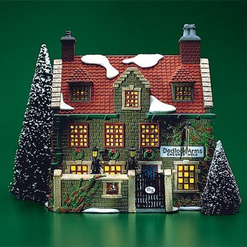 Department 56 5752-5 Dedlock Arms Dickens' Signature Series 3rd Edition 1994 Damaged Box