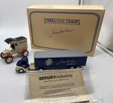 Ertl B557-10TO Lionel 1905 Ford Delivery Bank & 1950 Chevy Tactor Trailer Signature Edition Joshua Lionel Cowen Commemorative  Like New