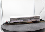 Lionel 6-9576 BURLINGTON ALUMINUM BAGGAGE CAR O SCALE Like New