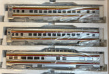 MTH Premier 20-6570 Santa Fe 5-Car 70' Streamlined Passenger Set Ribbed Sided O SCALE Like New