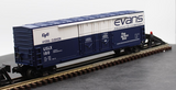 MTH Railking 30-74013 Evans Leasing 50' Double Door Plugged Boxcar O GAUGE Like New