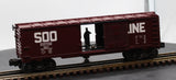 Lionel 6-9217 Soo Line Operating Boxcar O SCALE Used Excellent