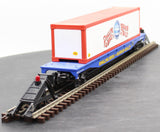 K-Line 6-21470 Ringling Bros Flat Car w/Container O SCALE Used Excellent