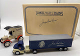 Ertl B557-10TO Lionel 1905 Ford Delivery Bank & 1950 Chevy Tactor Trailer Signature Edition Joshua Lionel Cowen Commemorative  Like New