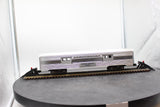 Lionel 6-9576 BURLINGTON ALUMINUM BAGGAGE CAR O SCALE Like New