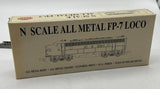 Model Power 7441 Pennsylvania PRR FP-7 Locomotive 9832 all metal  N SCALE Like New