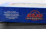 Atlas 6333-1 FRISCO ACF 6 Bay Cylindrical Hopper BIG O Rolling Stock 81015 WEATHERED AS IS WEATHERED AS IS Like New