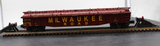 MTH 20-98045 Milwaukee Road Gondola Car w/Cover O SCALE Like New