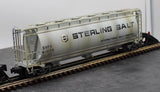 Atlas 6309-1 Sterling Salt ACF 3-BAY CYLINDRICAL HOPPER O SCALE WEATHERED AS IS Used Excellent