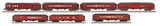 MTH 30-69267 Chicago & Alton 4-Car 60' Madison Passenger set with 30-69268 2-car set 60' Madison Combo/Diner Set and 30-69269 60' Madison Coach Car O Scale NEW