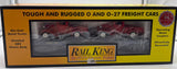 MTH Railking 30-76404 Alaska Flat Car w/(2) '34 Pick-Up Trucks O SCALE NEW