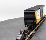 MTH 30-74362 NFL - Pittsburgh Steelers Super Bowl XL Champs 40' High Cube Box Car O SCALE Like New