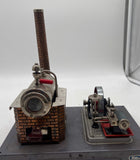Wilesco Steam boiler & engine toy model made in Germany vintage Collectable AS IS Used Excellent No Box