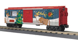MTH Railking 30-74966 North Pole RailKing Box Car w/Power Meter O SCALE NEW Damaged Box