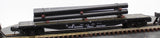 Atlas 9331-1 52.5ft. flat car with pipe load O SCALE Like New