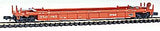 Walthers 932-8056 CANADIAN PACIFIC Stand-Alone Well Car Action Red N Scale Like New