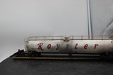 Atlas 6403-1 Royster ACF 33,000 GALLON TANK CAR O SCALE 3 rl WEATHERED AS IS Used Excellent