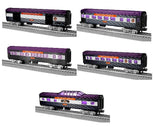 Lionel 2427930 Halloween Coach Car, 2427940, 2427950, 2427960, 2427970 Halloween Coach Set (Set of 5) O Scale NEW