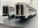 MTH Premier 20-66174 Pennsylvania Railroad 2-Car 70' Streamlined Sleeper/Diner Passenger Set (Ribbed Sided) O Scale Like New