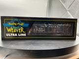 Weaver New Haven 2 Bay RIbbed Coal Car w/removable load O Scale Like New