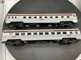 MTH Premier 20-66174 Pennsylvania Railroad 2-Car 70' Streamlined Sleeper/Diner Passenger Set (Ribbed Sided) O Scale Like New