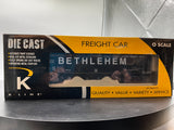 K Line Bethlehem Steel Die Cast Hopper car w/removeable coal load K623-8016 O Scale NEW