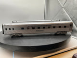 MTH Premier 20-66196 Santa Fe 2-Car 70' Streamlined Sleeper/Diner Passenger Set (Ribbed Sided) O Scale Like New Damaged Box