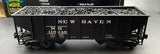 Weaver New Haven 2 Bay RIbbed Coal Car w/removable load O Scale Like New
