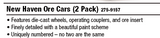 Menards 275-9157  New Haven Ore Cars 2 Pack O SCALE NEW