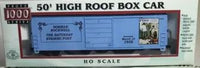 Proto 1000 8434 50' High Roof Box Car Norman Rockwell 1958 HO Scale