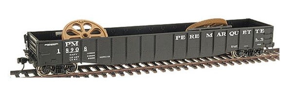 Proto 2000 920-54086 Pere Marquette PM 52' 6" Drop End Mill Gondola  #18939 with Large Gears HO Scale