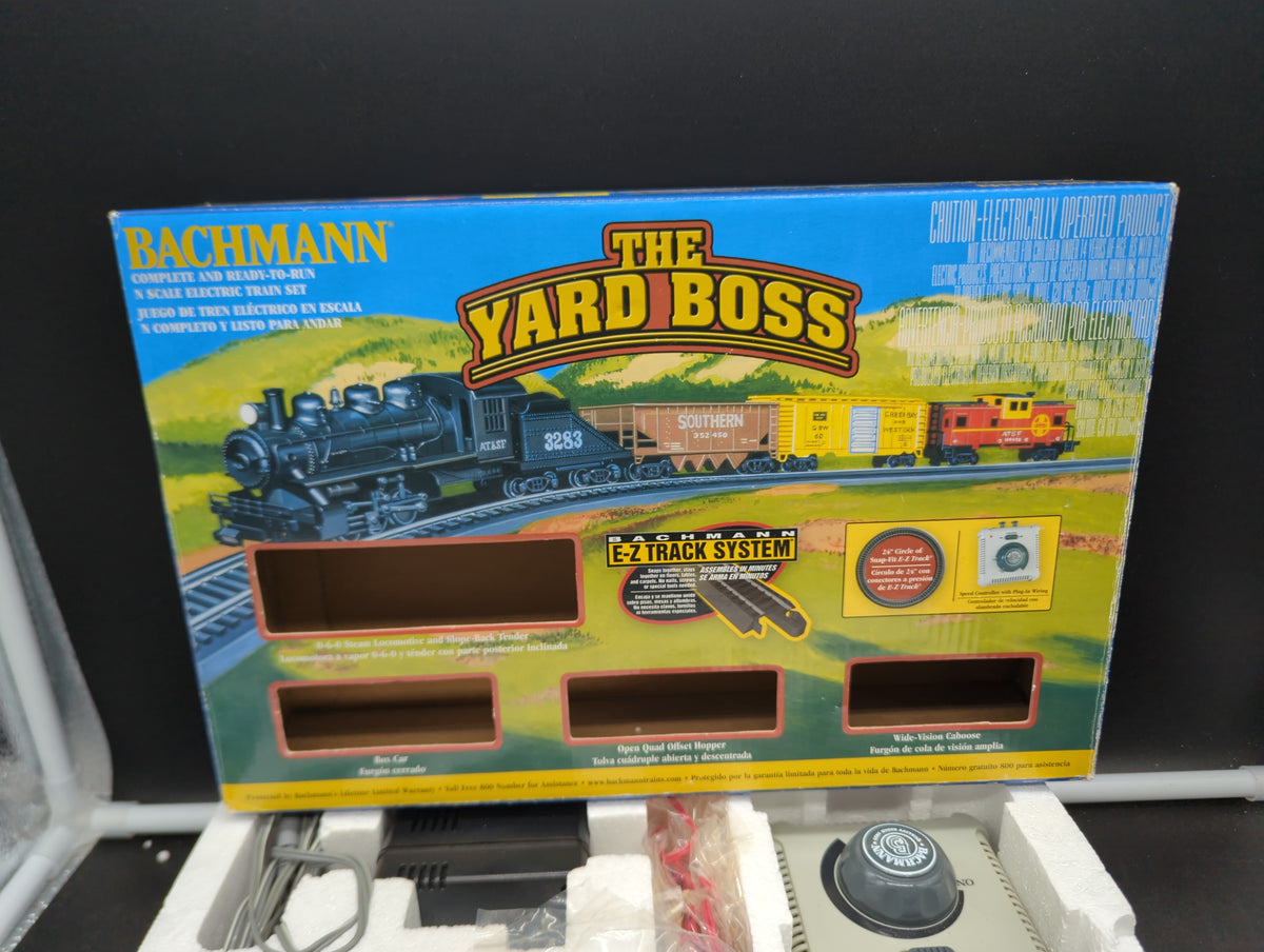 Bachmann N Scale The Yard Boss Steam Engine outlet Electric Freight Train Set