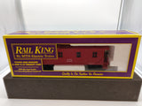 MTH mt-7701New York Central Caboose 3-Rail O Scale Like New
