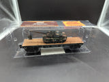 Menards 279-4486  US Army flatcar with US Army tank O SCALE NEW