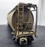Atlas ACF 3 Bay Cylindrical Hopper ITEM #6301-1  Burlington CB&Q 85402 O SCALE Used Damaged Box Weathered As Is