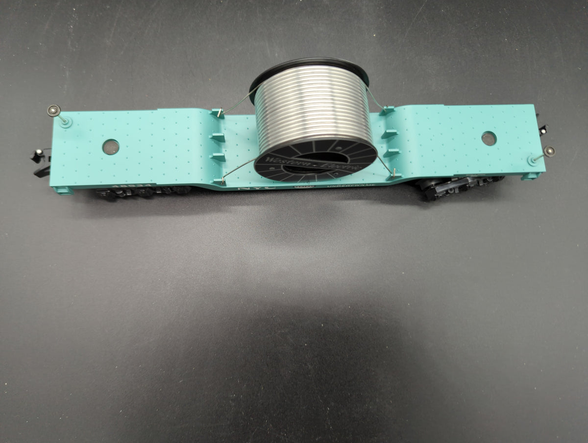 Lionel 6-48534 NEW YORK CENTRAL (NYC) DEPRESSED FLATCAR WITH CABLE REE