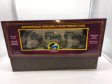 MTH Premier 20-95672 U.S. Army Flat Car w/(3) Willys Transport Vehicles O Scale NEW