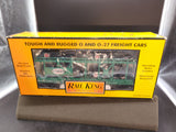 MTH Railking 30-7682 New York Central Auto Carrier Flat Car - NYC #MDAX 325. O SCALE NEW