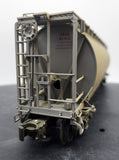 Atlas ACF 3 Bay Cylindrical Hopper ITEM #6301-1  Burlington CB&Q 85402 O SCALE Used Damaged Box Weathered As Is