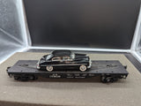 Atlas 1004203-1 New Haven Flat Car with (Black) Automobile Road # 17808 O SCALE Like New