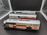 MTH Premier 20-80003b New Haven F-3 ABA Diesel Set in O Scale Like New