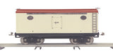 MTH 10-2048 Ivory & Red w/Nickel 200 Series Standard Gauge Reefer Car Tinplate Display