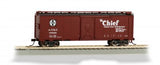 Bachmann 16505 Santa Fe Chief 40' Map Boxcar HO Scale